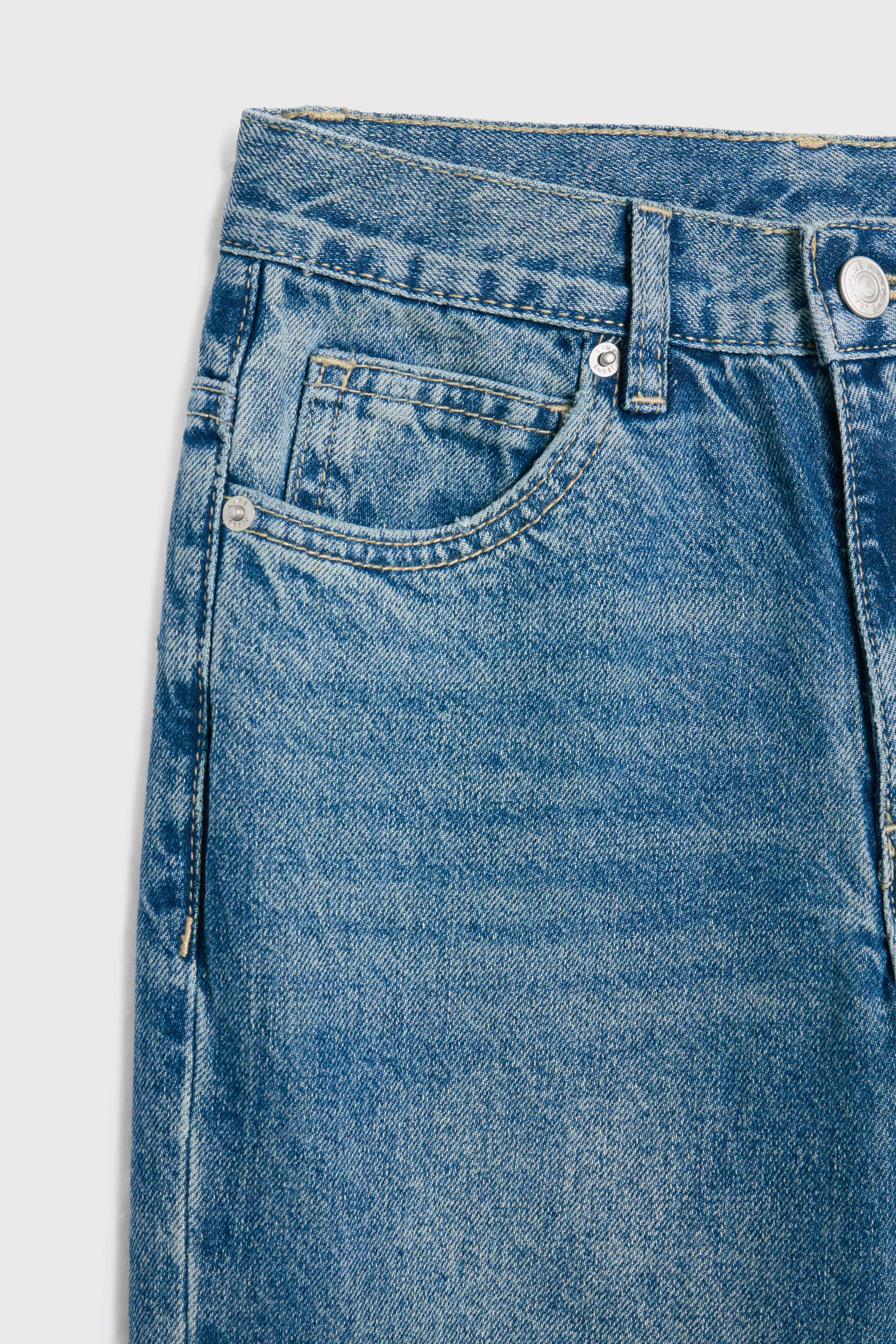 BASIC WIDE-LEG JEANS - Image 6