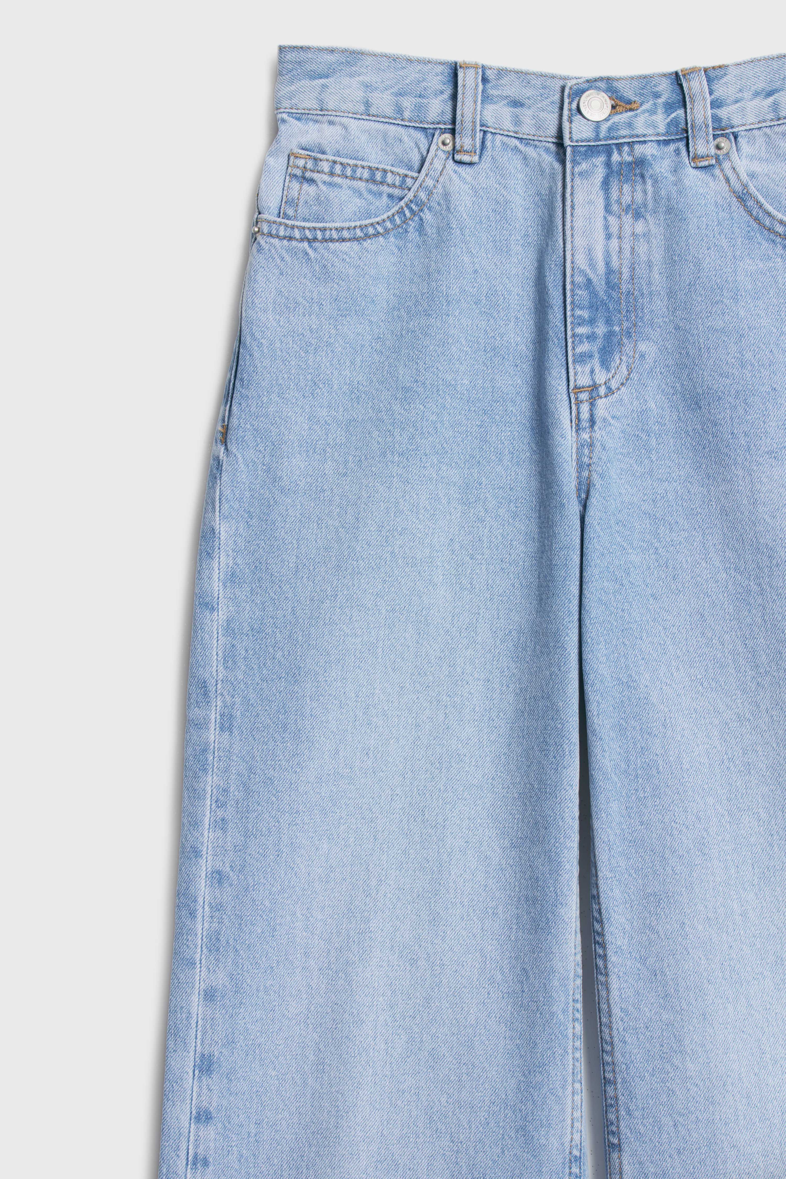 BASIC WIDE-LEG JEANS - Image 6