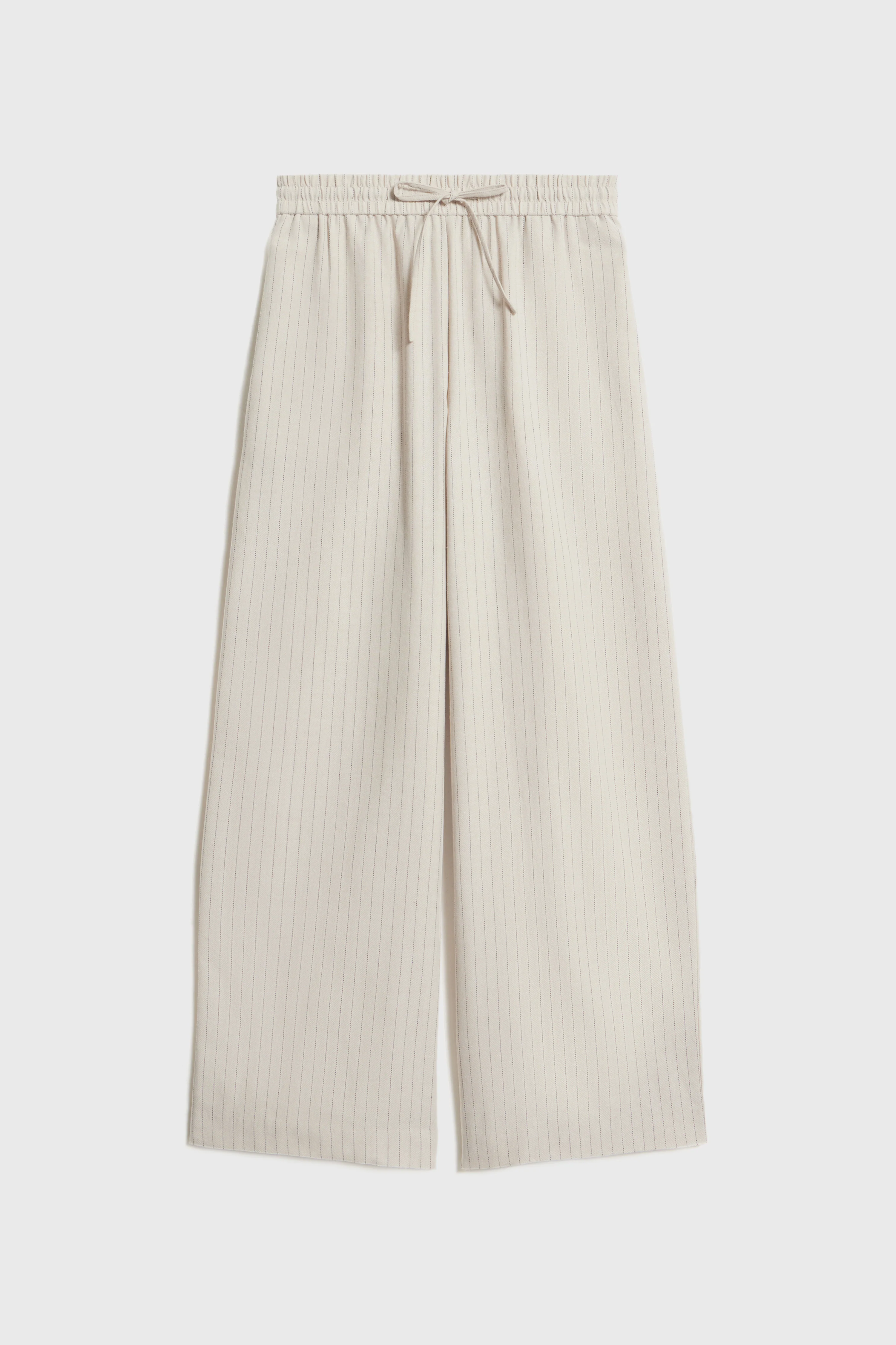 STRIPED WIDE TROUSERS - Image 4