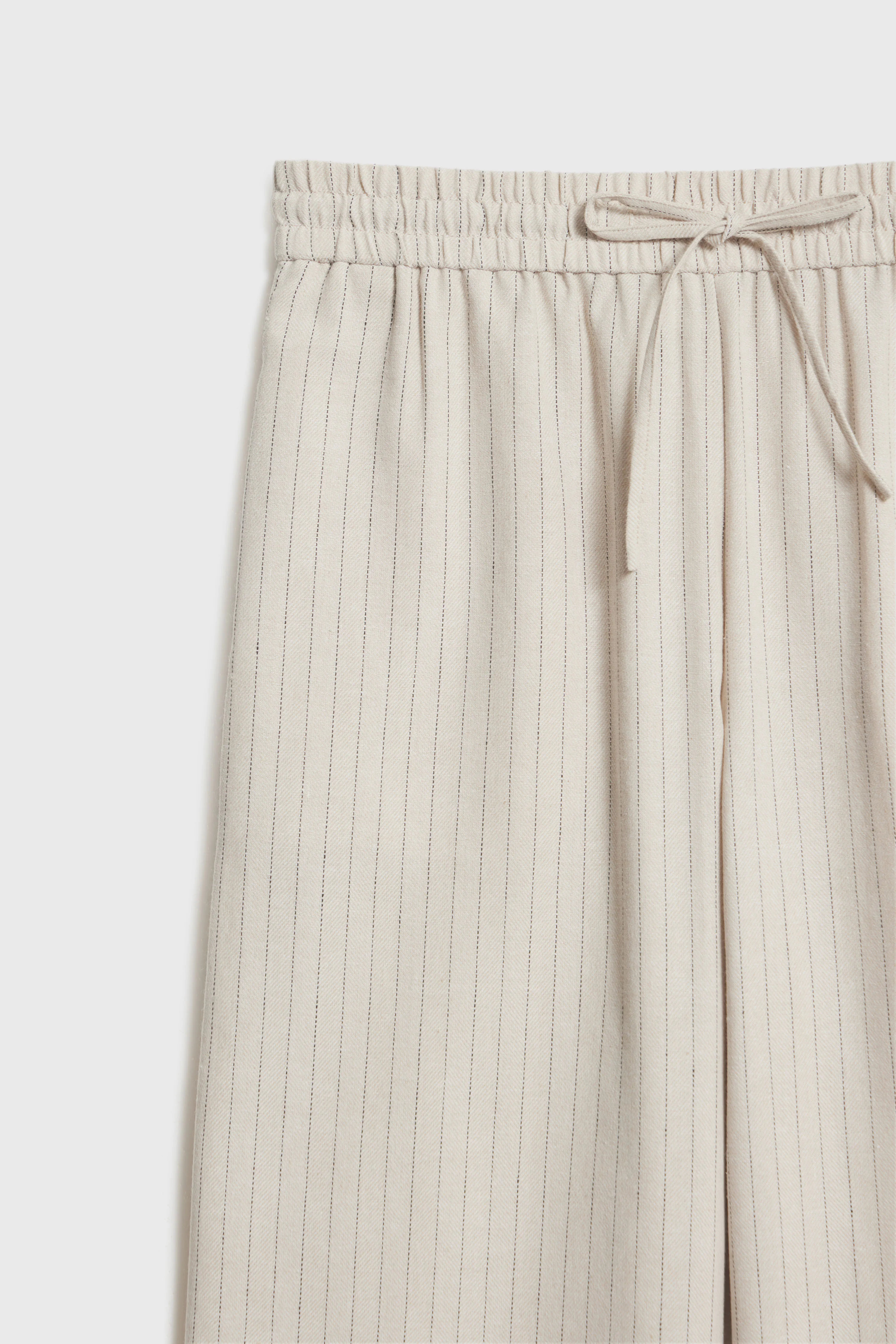 STRIPED WIDE TROUSERS - Image 6