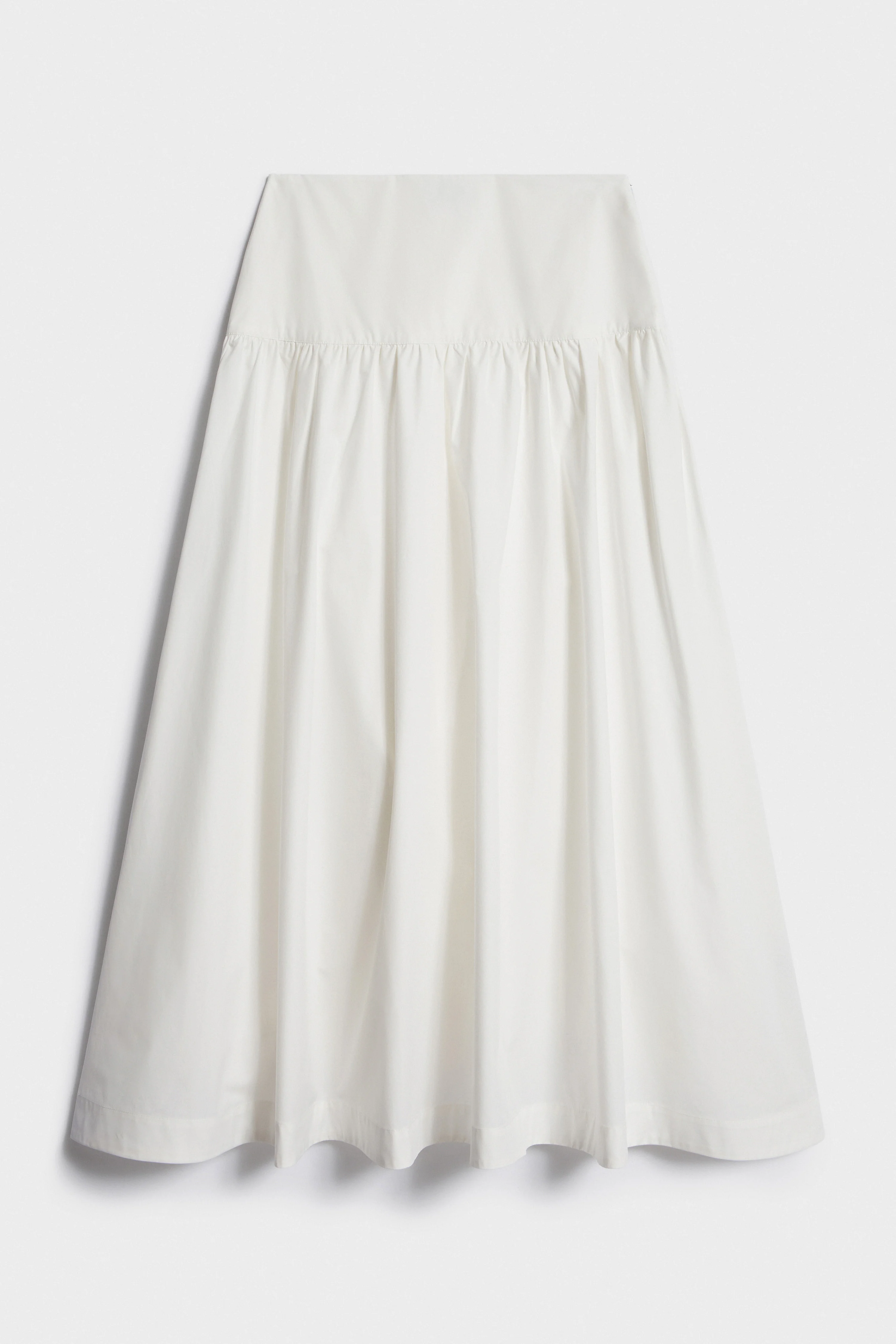 WIDE WAISTBAND COTTON SKIRT - Image 4