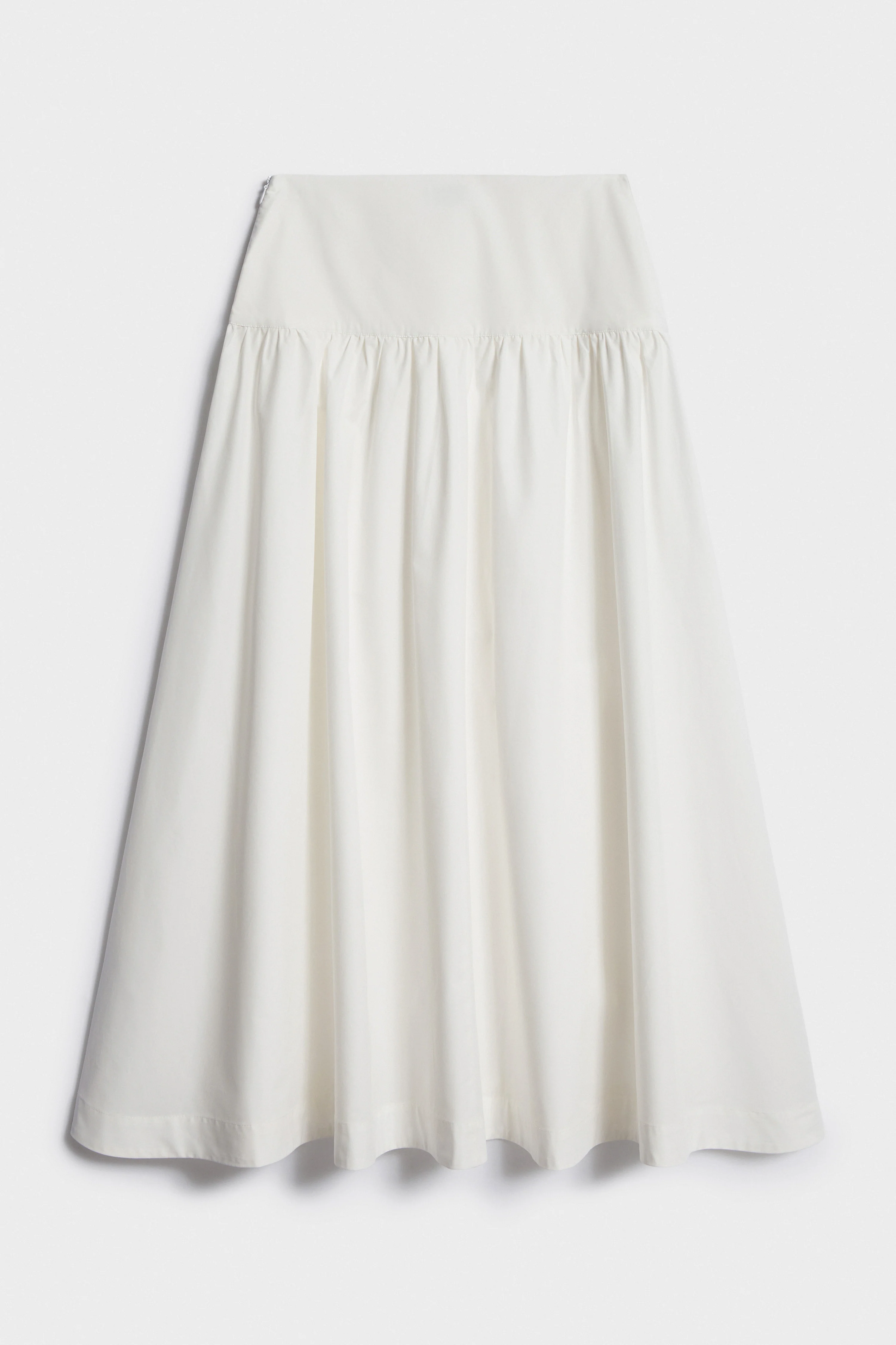 WIDE WAISTBAND COTTON SKIRT - Image 5