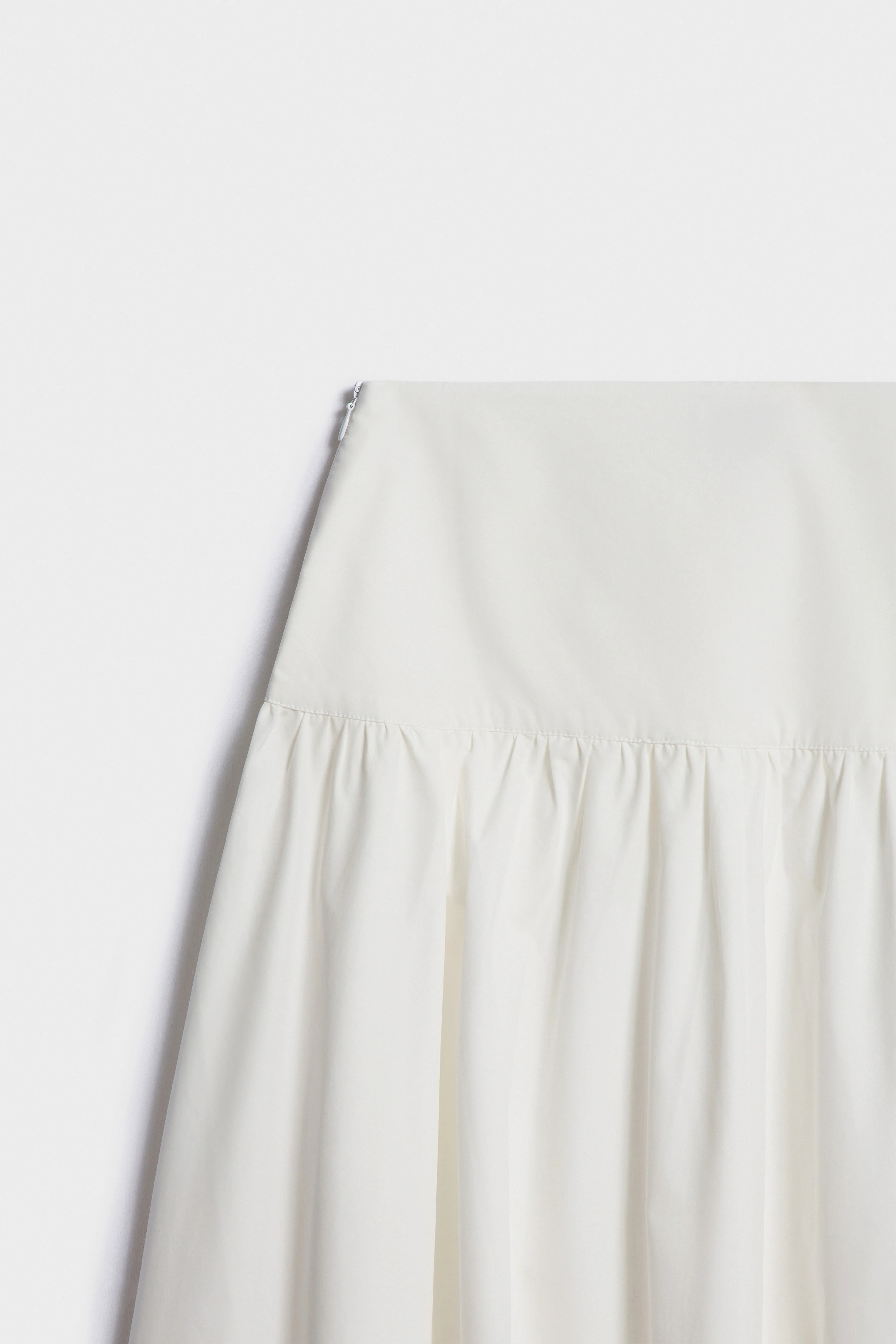 WIDE WAISTBAND COTTON SKIRT - Image 6