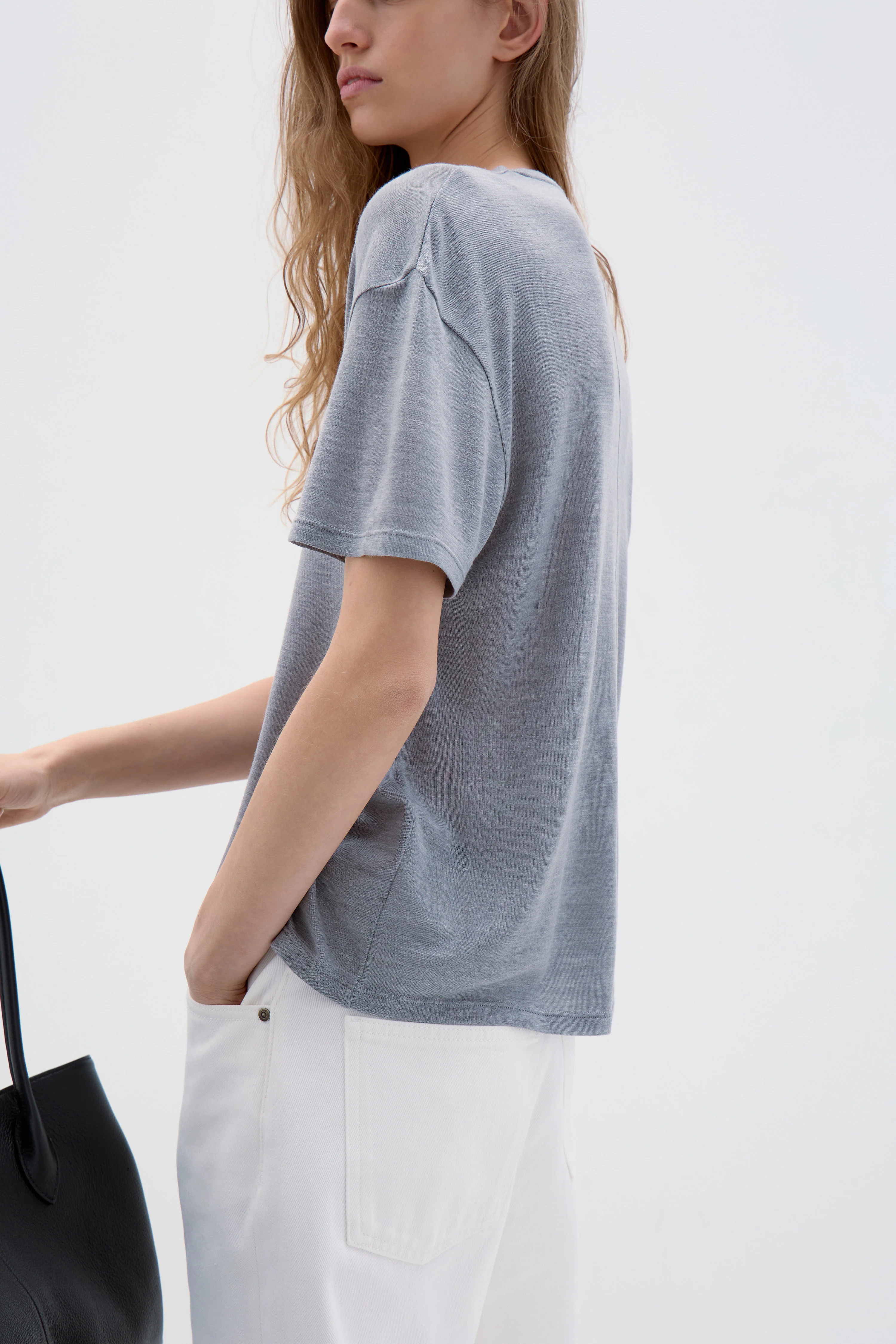 WOOL-BLEND JERSEY T-SHIRT - Image 6