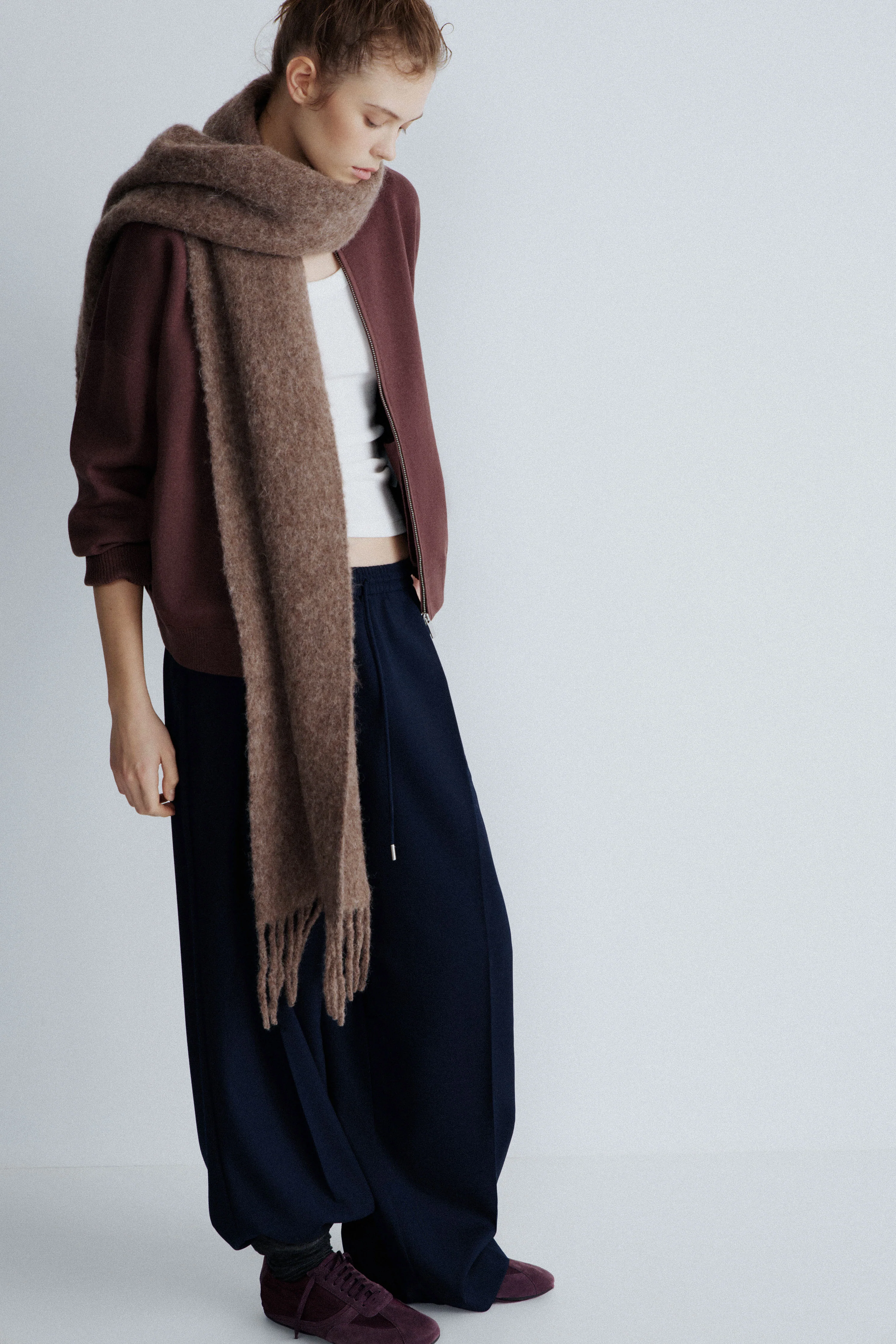 WOOL-BLEND SCARF - Image 2