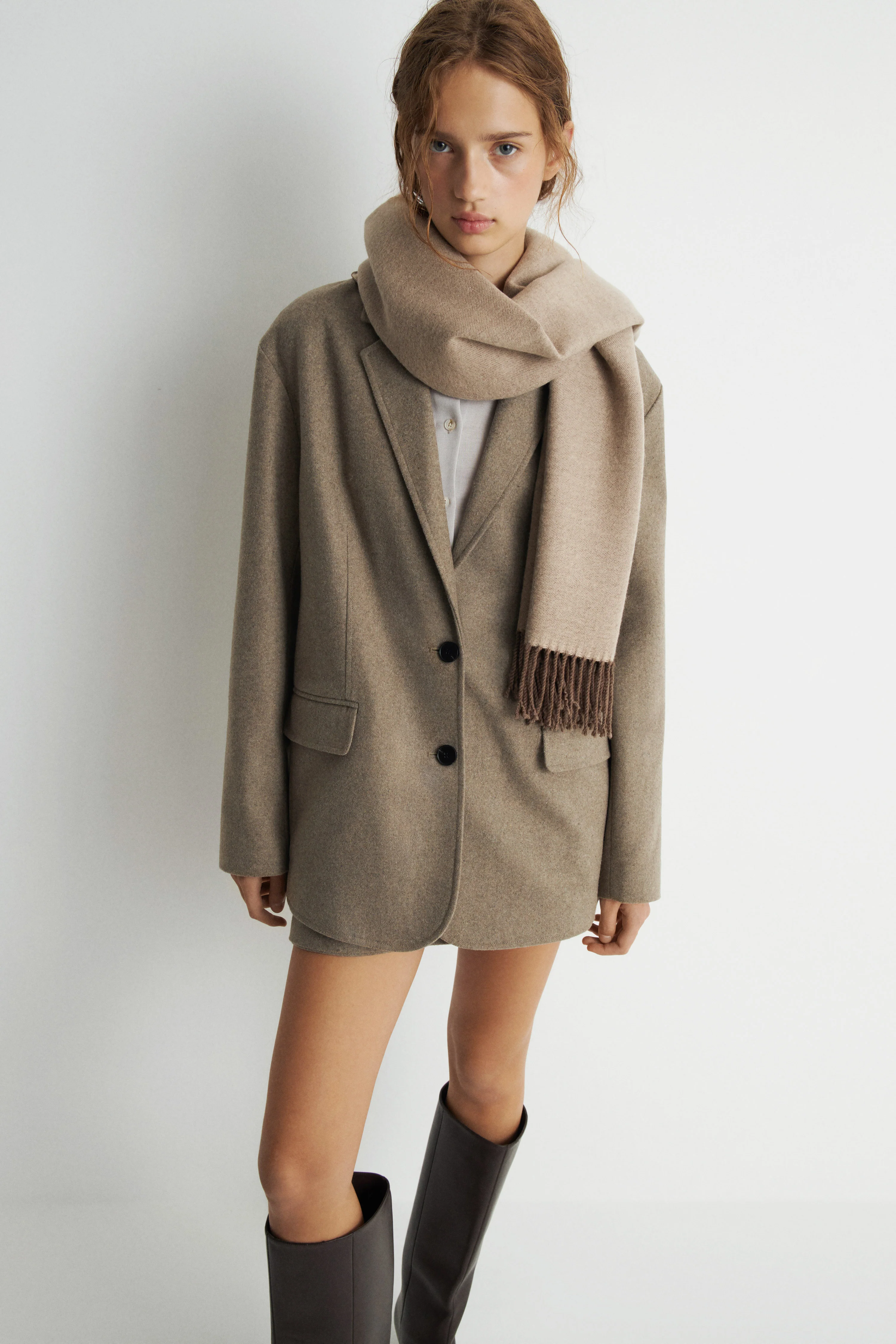 WOVEN REVERSIBLE SCARF - Image 2