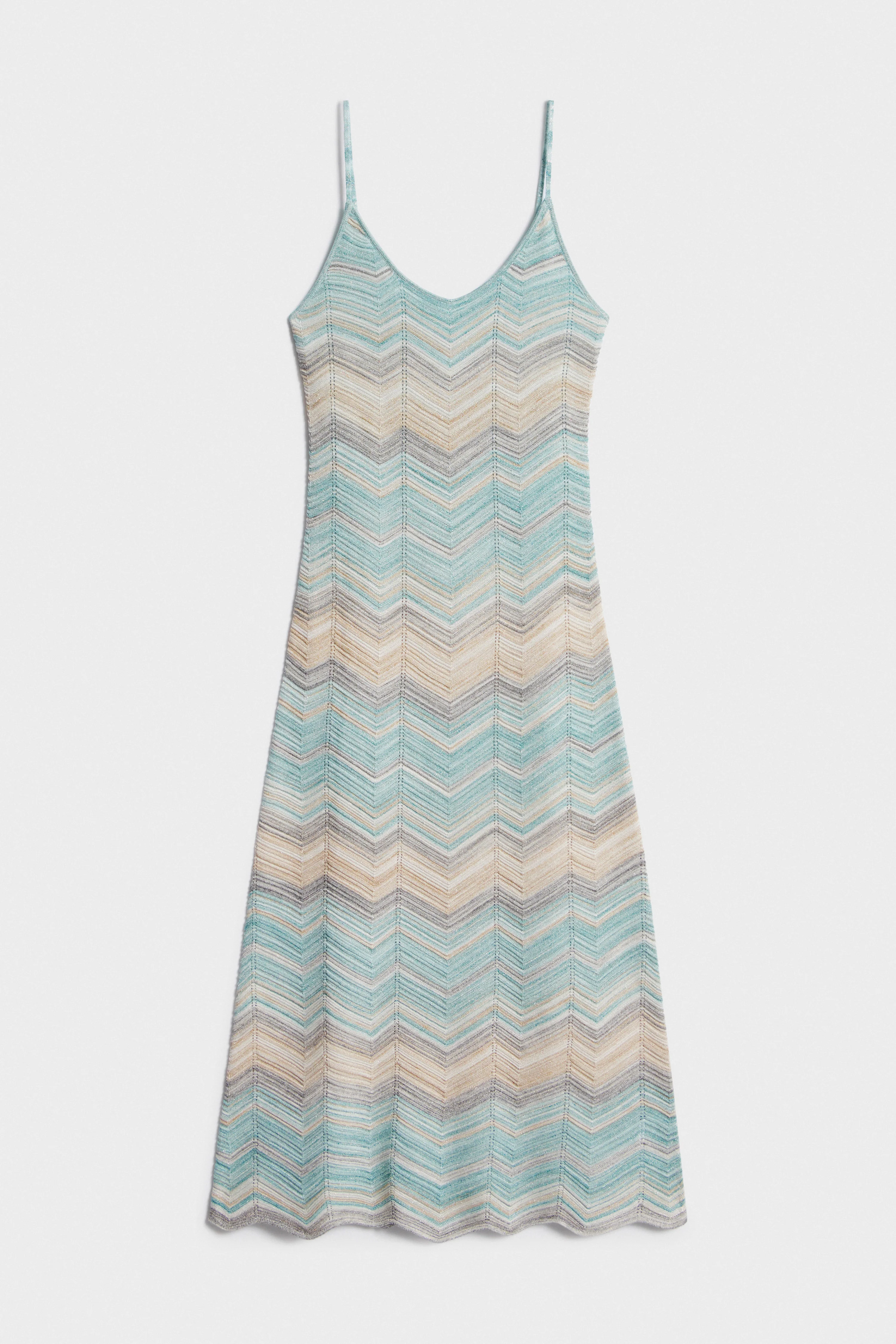 ZIGZAG-MOTIF KNIT DRESS - Image 5