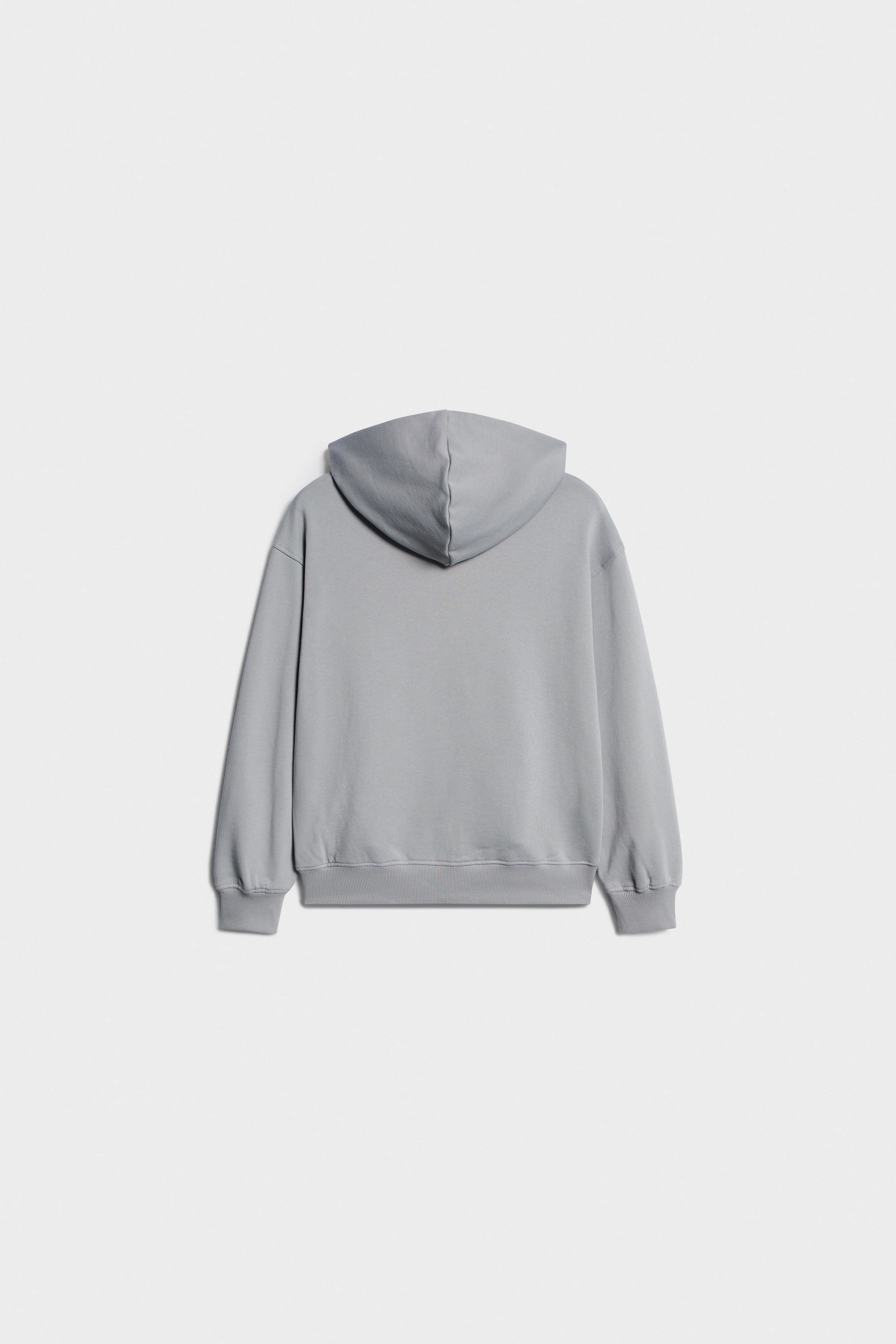 ZIP-THROUGH SWEATSHIRT HOODIE - Image 5