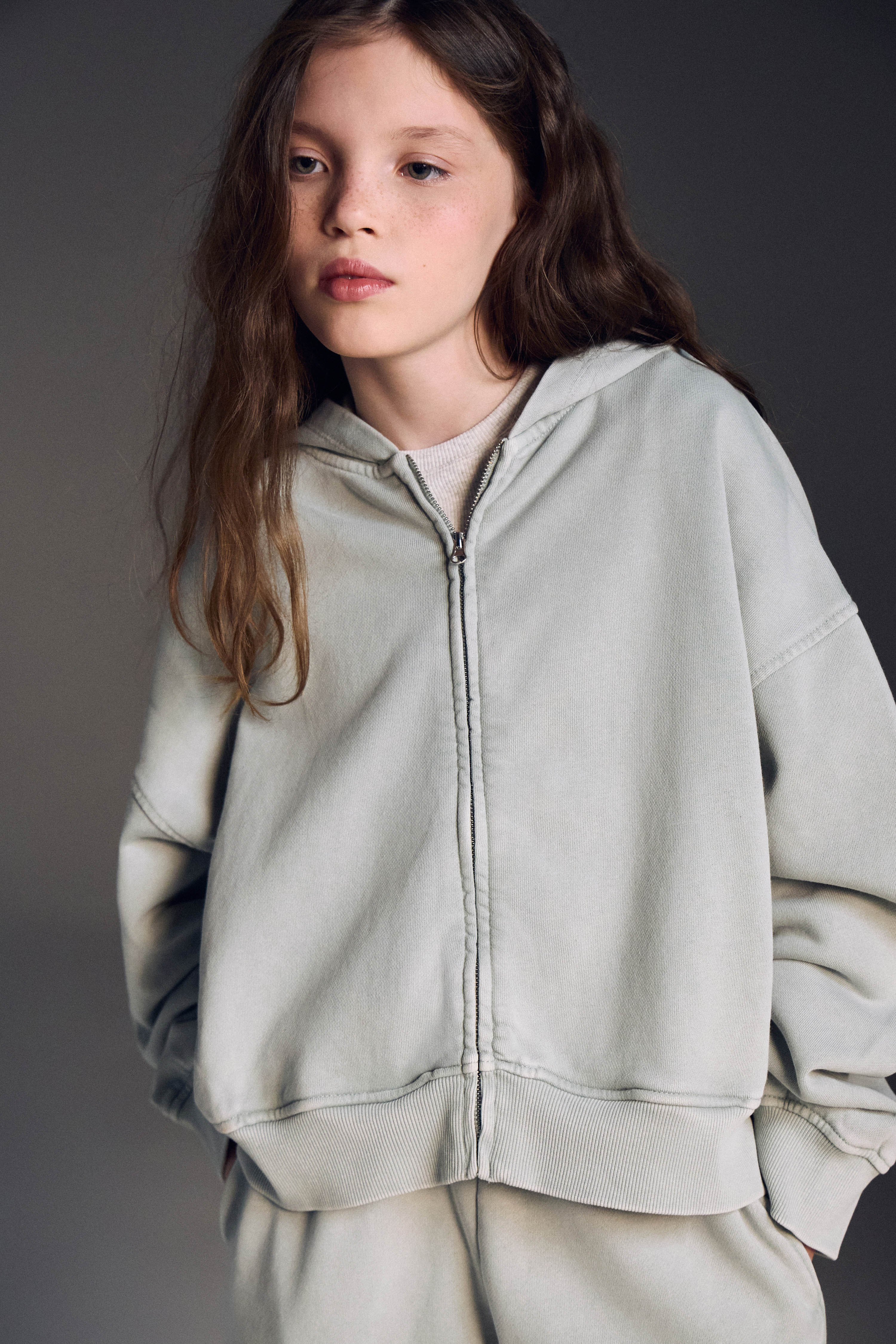 ZIP-THROUGH SWEATSHIRT HOODIE - Image 3