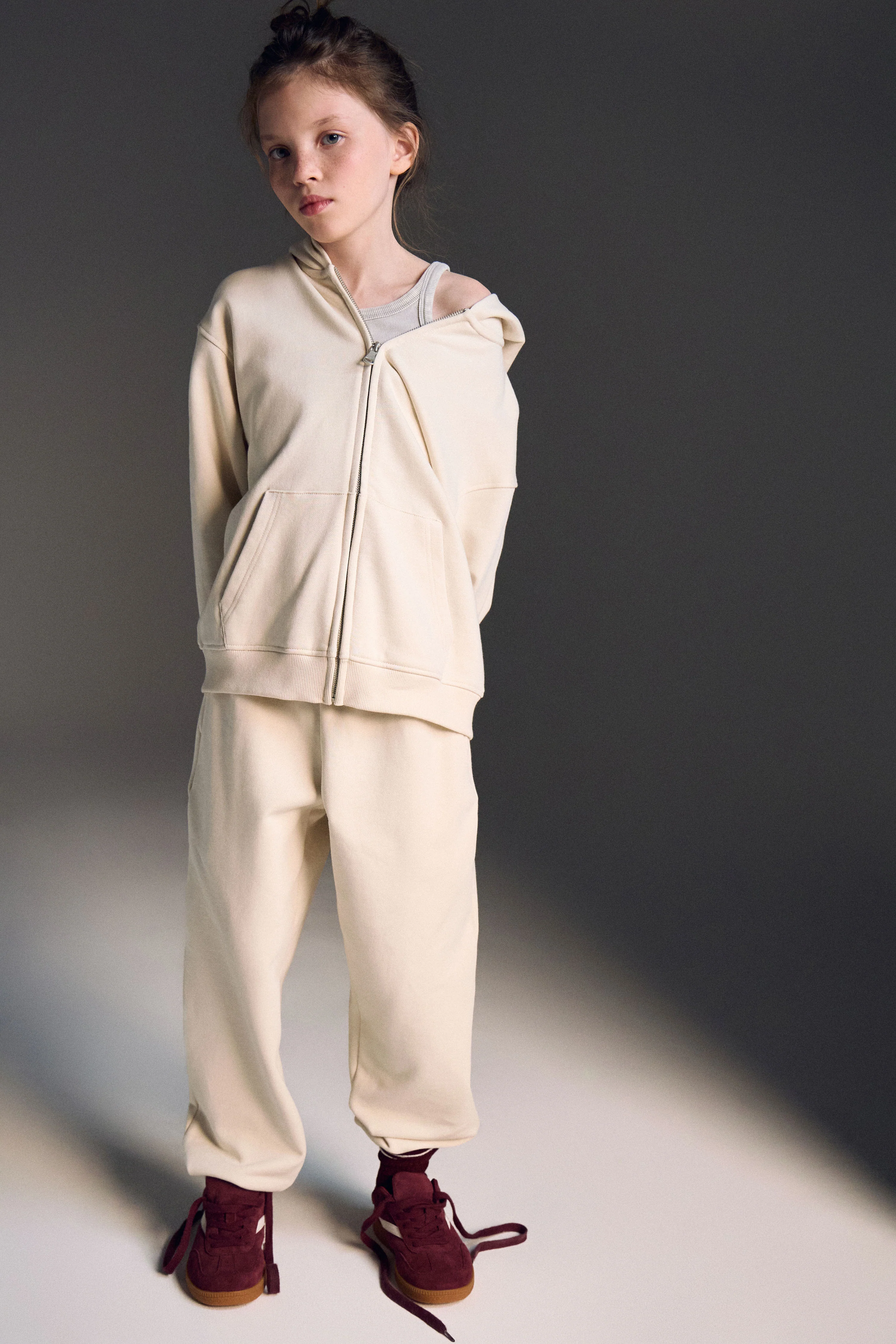 ZIP-THROUGH SWEATSHIRT HOODIE - Image 2