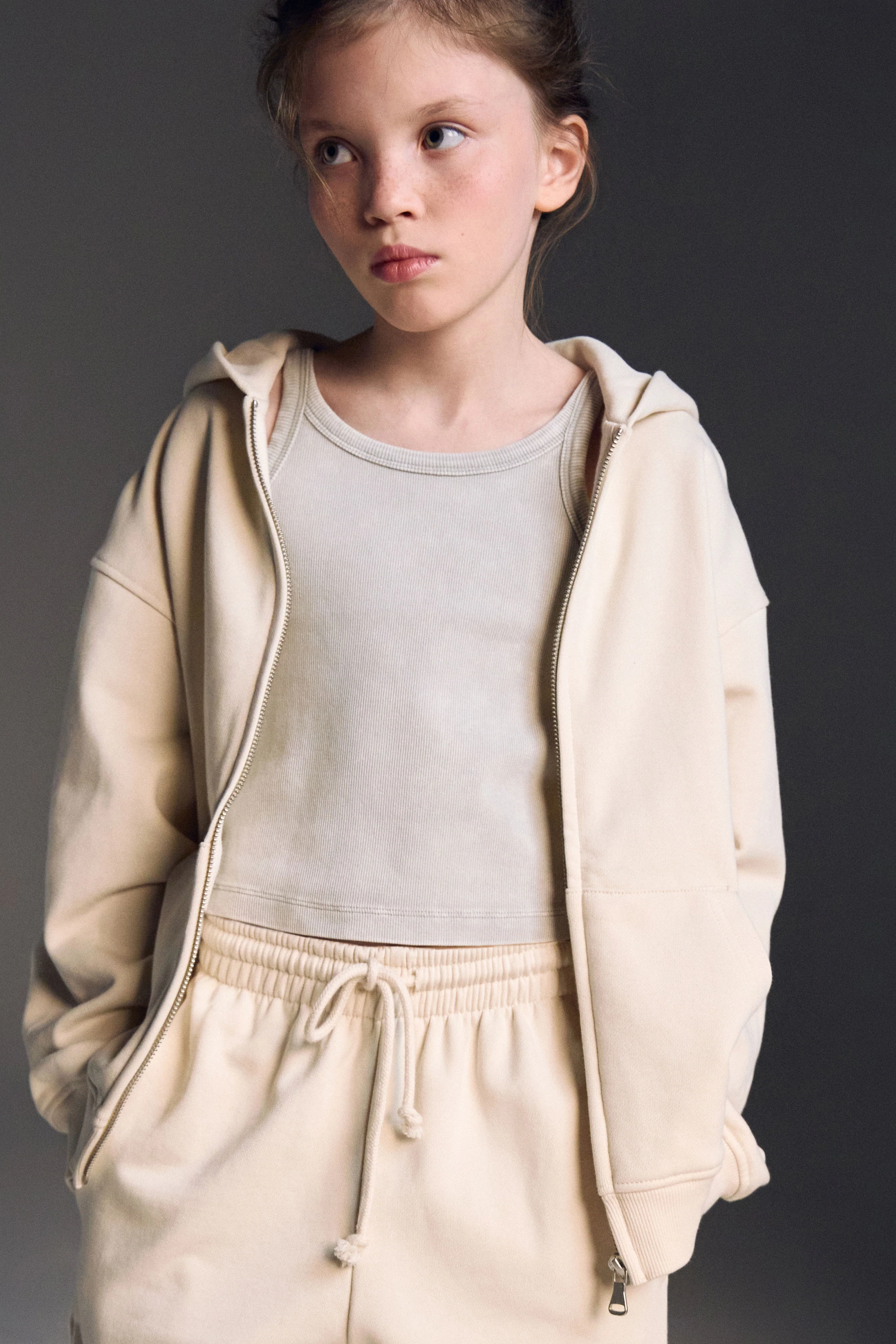 ZIP-THROUGH SWEATSHIRT HOODIE - Image 3