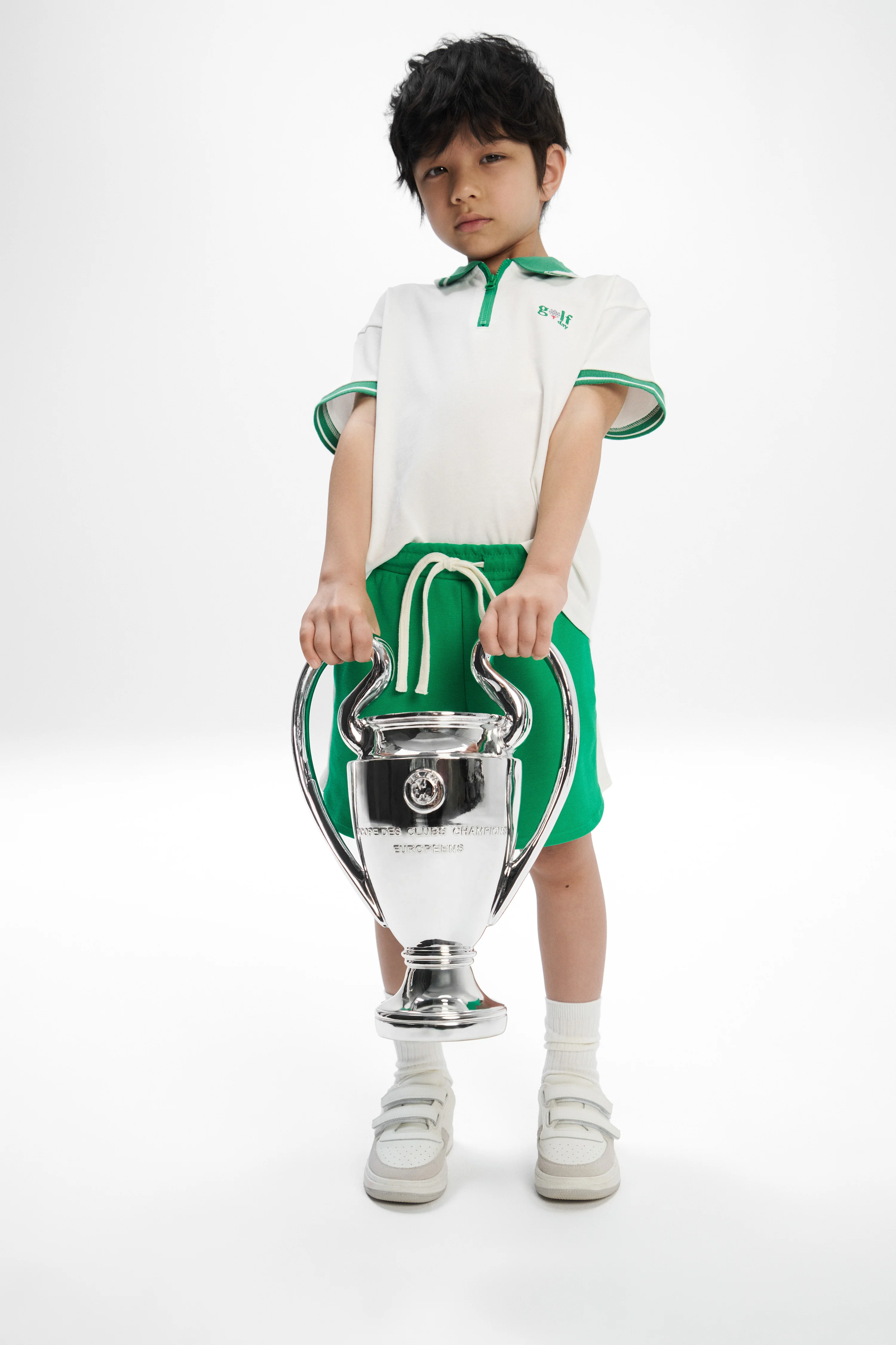 ZIP-UP COTTON POLO - Image 3